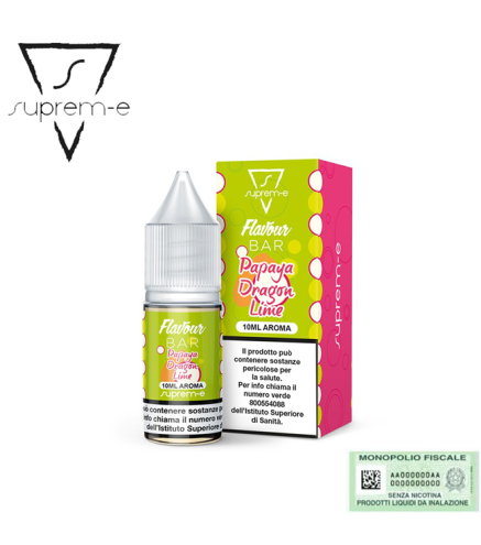 SUPREM-E AROMA CONCENTRATO FLAVOUR BAR PAPAYA DRAGON LIME 10 ML