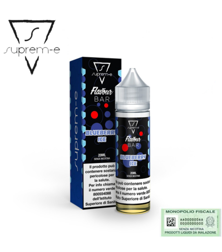 SUPREM-E SHOT FLAVOUR BAR BLUEBERRY ICE 20 ML