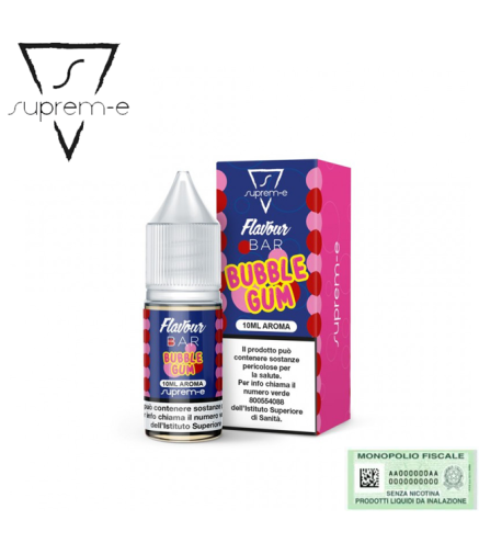 SUPREM-E AROMA CONCENTRATO FLAVOUR BAR BUBBLE GUM 10 ML