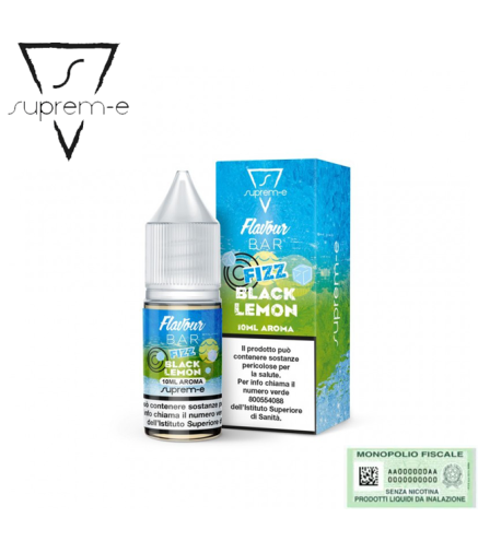 SUPREM-E AROMA CONCENTRATO FLAVOUR BAR FIZZ BLACK LEMON 10 ML