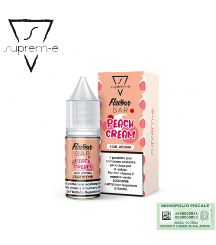 SUPREM-E AROMA CONCENTRATO FLAVOUR BAR PEACH CREAM 10 ML
