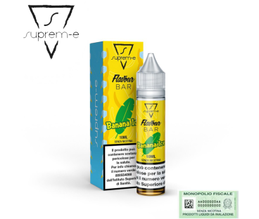 SUPREM-E MINI SHOT 10+10 FLAVOUR BAR BANANA ICE 10 ML