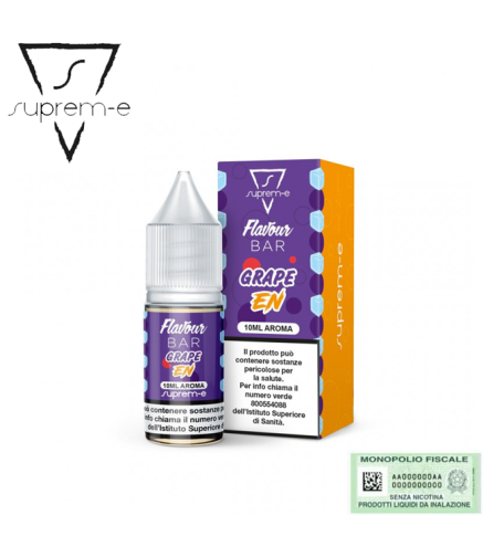 SUPREM-E AROMA CONCENTRATO FLAVOUR BAR GRAPE EN 10 ML