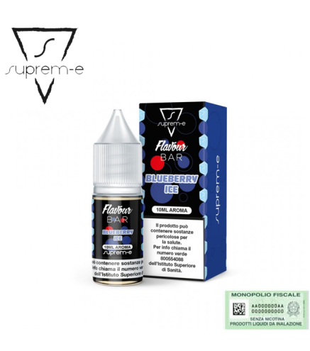 SUPREM-E AROMA CONCENTRATO FLAVOUR BAR BLUEBERRY ICE 10 ML