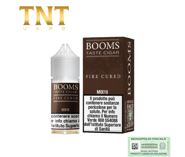 TNT VAPE MIX&VAPE 10+10 BOOMS FIRE CURED LATAKIA 10 ML