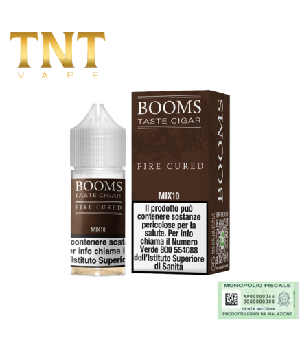 TNT VAPE MIX&VAPE 10+10 BOOMS FIRE CURED LATAKIA 10 ML