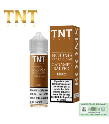 TNT VAPE MIX&VAPE BOOMS SALTED CARAMEL 20 ML