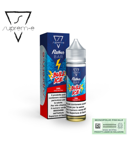 SUPREM-E SHOT FLAVOUR BAR BULL ICE 20 ML