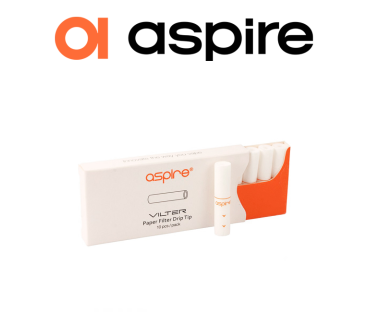 ASPIRE DRIP TIP IN COTONE PER VILTER (10 PZ)