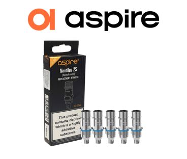 ASPIRE COIL DI RICAMBIO NAUTILUS-MINI-2-2S 0.7 OHM MESH (5PZ)