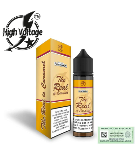HIGH VOLTAGE SHOT THE REAL IS CARAMEL 20 ML