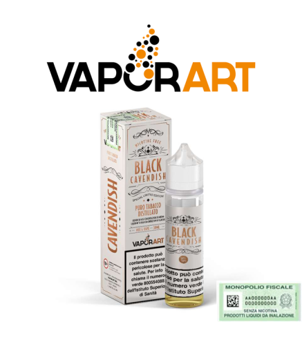 VAPORART MIX&VAPE BLACK CAVENDISH 30 ML