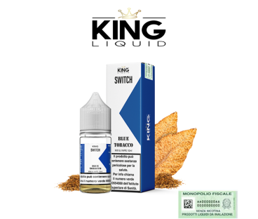 KING LIQUID MIX&VAPE 10+10 SWITCH BLUE TOBACCO 10 ML