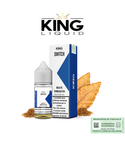 KING LIQUID MIX&VAPE 10+10 SWITCH BLUE TOBACCO 10 ML