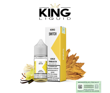 KING LIQUID MIX&VAPE 10+10 SWITCH GOLD TOBACCO 10 ML