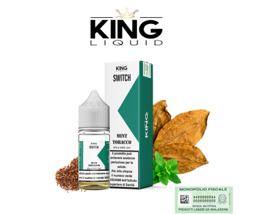 KING LIQUID MIX&VAPE 10+10 SWITCH MINT TOBACCO 10 ML