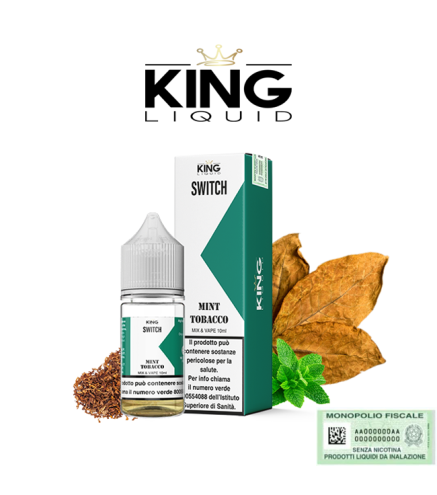 KING LIQUID MIX&VAPE 10+10 SWITCH MINT TOBACCO 10 ML