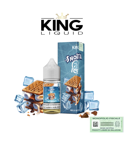 KING LIQUID MIX&VAPE 10+10 LA SMORFIA 71 ICE 10 ML