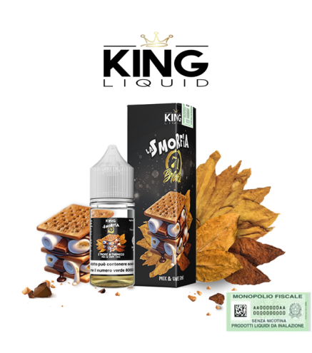KING LIQUID MIX&VAPE 10+10 LA SMORFIA 71 BLACK 10 ML