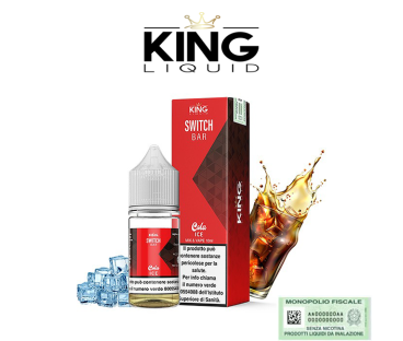 KING LIQUID MIX&VAPE 10+10 SWITCH BAR COLA ICE 10 ML