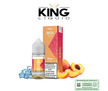 KING LIQUID MIX&VAPE 10+10 SWITCH BAR PEACH ICE 10 ML