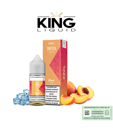 KING LIQUID MIX&VAPE 10+10 SWITCH BAR PEACH ICE 10 ML
