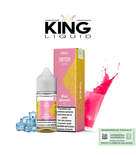 KING LIQUID MIX&VAPE 10+10 SWITCH BAR PINK LEMONADE ICE 10 ML