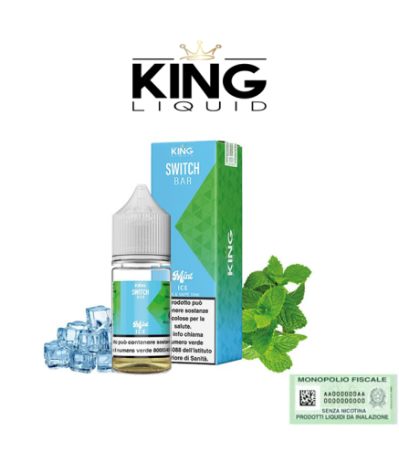 KING LIQUID MIX&VAPE 10+10 SWITCH BAR MINT ICE 10 ML