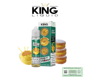 KING LIQUID MIX&VAPE BISQUIT CREAM 20 ML
