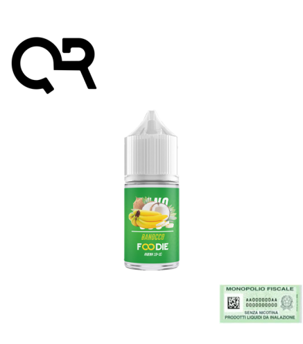 QR FLAVOUR MINI SHOT 10+10 FOODIE BANOCCO 10 ML