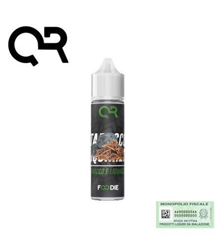 QR FLAVOUR SHOT FOODIE TABACCO E LIQUIRIZIA 20 ML