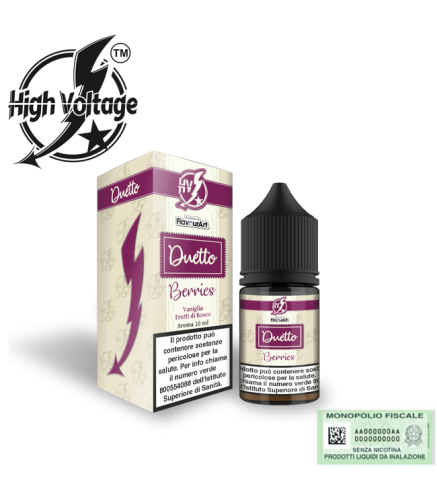 HIGH VOLTAGE MINI SHOT 10+10 DUETTO BERRIES 10 ML