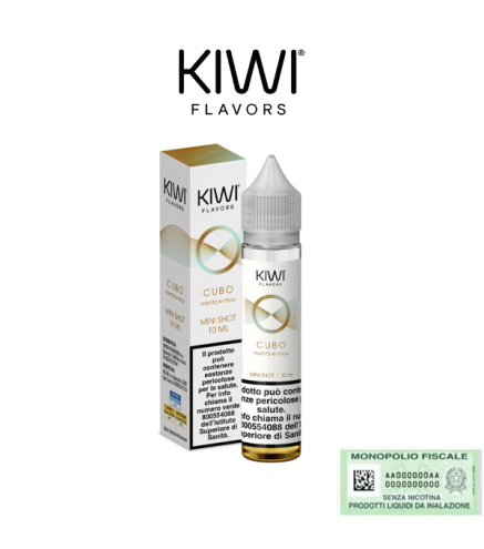 KIWI FLAVORS MINI SHOT 10+10 CUBO 10 ML