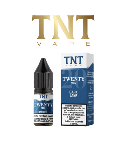 TNT VAPE LIQUIDO PRONTO DARK LAKE DISTILLATO PURO 10 ML