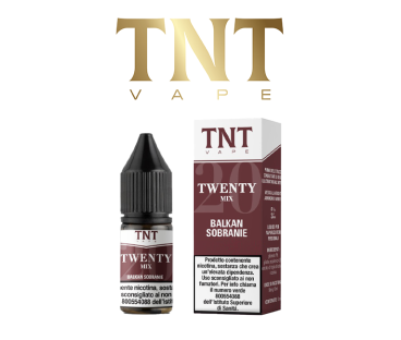 TNT VAPE LIQUIDO PRONTO BALKAN SOBRANIE DISTILLATO PURO 10 ML