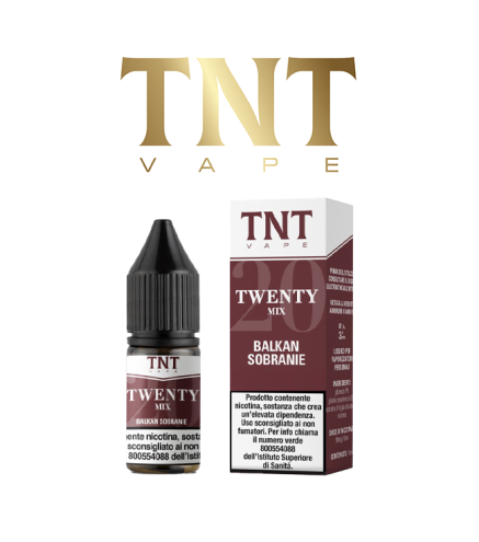 TNT VAPE LIQUIDO PRONTO BALKAN SOBRANIE DISTILLATO PURO 10 ML