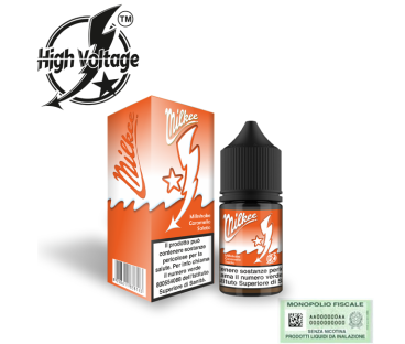 HIGH VOLTAGE MINI SHOT 10+10 MILKEE CARAMELLO SALATO 10 ML
