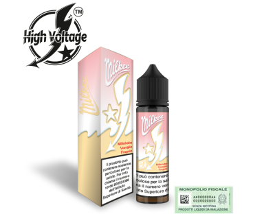 HIGH VOLTAGE SHOT MILKEE VANIGLIA E FRAGOLA 20 ML