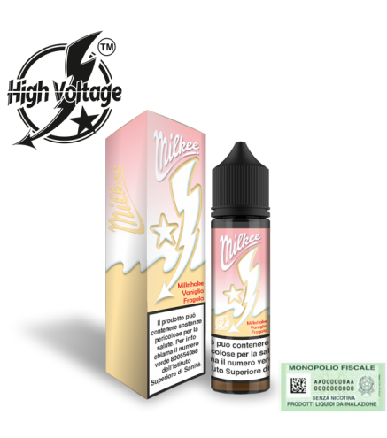 HIGH VOLTAGE SHOT MILKEE VANIGLIA E FRAGOLA 20 ML