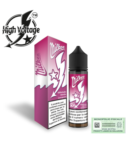 HIGH VOLTAGE SHOT MILKEE MIRTILLO E LAMPONE 20 ML