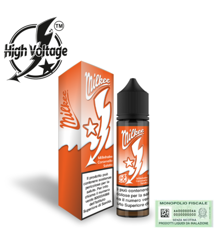 HIGH VOLTAGE SHOT MILKEE CARAMELLO SALATO 20 ML