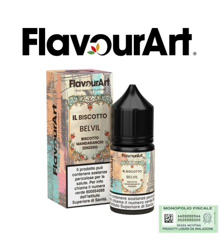 FLAVOURART MINI SHOT 10+10 IL BISCOTTO BELVIL 10 ML