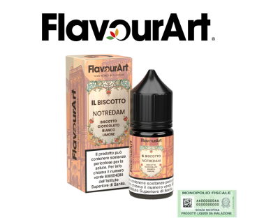 FLAVOURART MINI SHOT 10+10 IL BISCOTTO NOTREDAM 10 ML