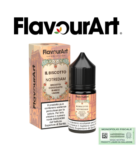 FLAVOURART MINI SHOT 10+10 IL BISCOTTO NOTREDAM 10 ML