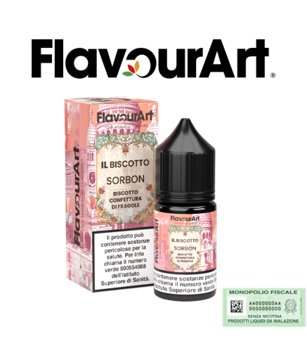 FLAVOURART MINI SHOT 10+10 IL BISCOTTO SORBON 10 ML