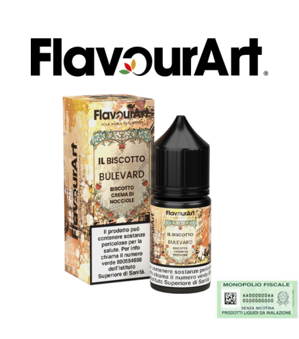 FLAVOURART MINI SHOT 10+10 IL BISCOTTO BULEVARD 10 ML