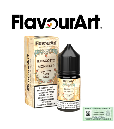 FLAVOURART MINI SHOT 10+10 IL BISCOTTO MONMATR 10 ML