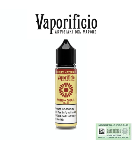 VAPORIFICIO SHOT MIND SOUL BURLEY HAZELNUT 20 ML