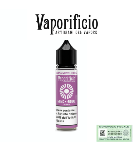 VAPORIFICIO SHOT MIND SOUL HAVANA MINT LICORICE 20 ML