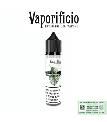 VAPORIFICIO SHOT SINGLE LEAF AMERICAN 20 ML
